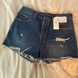 Levi’s 501 high rise shorts